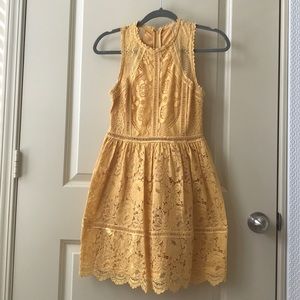 Yellow Lace Dress